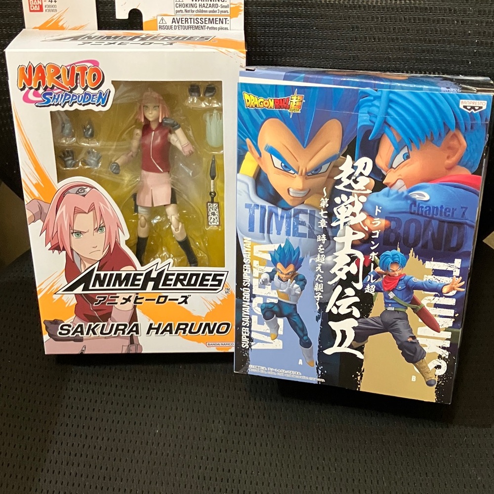 Anime Heroes Sakura Haruno Action Figure - Pink. Bundle great for gifts